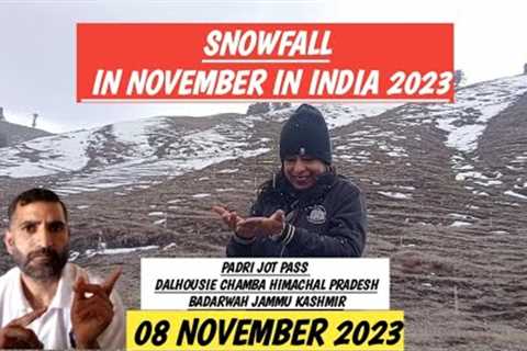 Snowfall in November 2023 | Snowfall in November in India | Snowfall in November in Himachal Pradesh