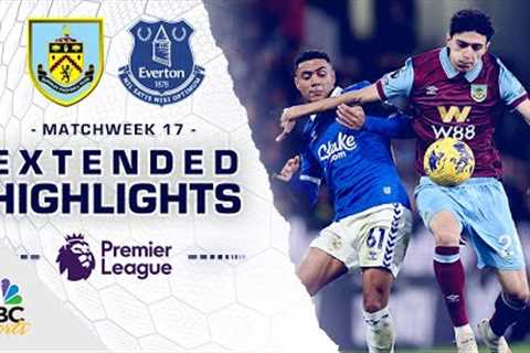 Burnley v. Everton | PREMIER LEAGUE HIGHLIGHTS | 12/16/2023 | NBC Sports