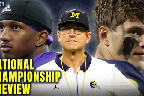 JIM HARBAUGH''S LAST CFB GAME? NATIONAL CHAMPIONSHIP PREVIEW