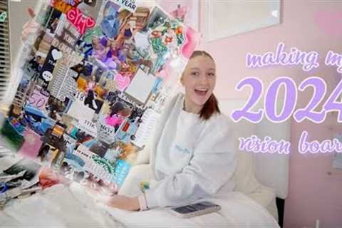 how i made my 2024 vision board!!! & and reflecting on 2023!📌🎀