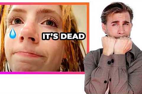 Hairdresser Reacts To Hair Bleaching Gone Wrong