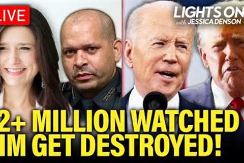 LIVE: Trump GETS TORCHED In Front of MILLIONS | Lights On with Jessica Denson