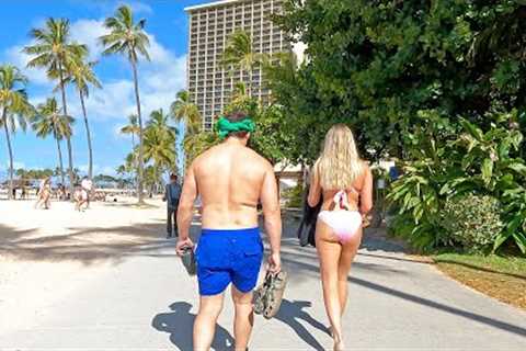 HAWAII: Walk to Hilton Hawaiian Village and Hotel Tour [2024] #vacation #travel #walking