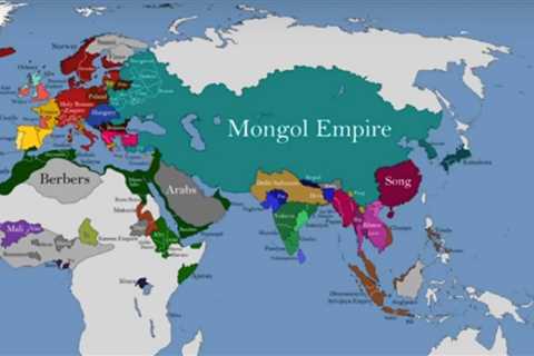 The Mongolian empire map - A Fascinating Journey in History