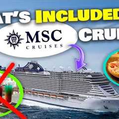 What''s INCLUDED on an MSC cruise? Food, drinks, activities, and more!