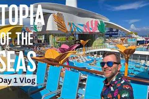 Our First Day on Utopia of the Seas - Royal Caribbean''s Newest Ship!