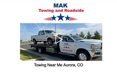 Towing Near Me Aurora, CO - MAK Towing Service & Parker Towing - (720) 325-8308