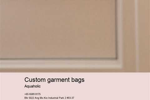 custom garment bags