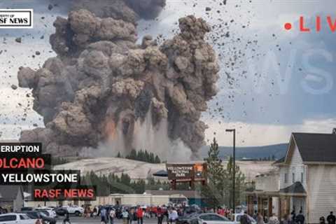 Horrible: Live Footage Giant Geyser Erupted in Yellowstone Park! Spews Hot Mud Rain Down on Sidewalk