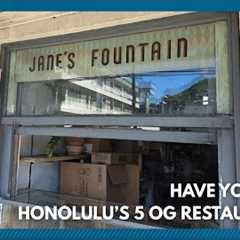 Honolulu’s 5 OG restaurants: You’ll not be ‘sari’ you tried it