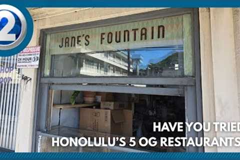Honolulu’s 5 OG restaurants: You’ll not be ‘sari’ you tried it