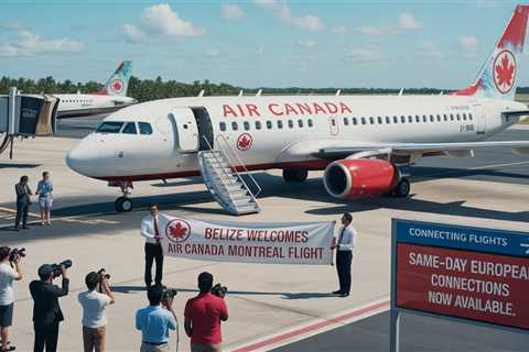 Belize Welcomes Inaugural Air Canada Montreal Flight – Same-Day European Connections Now Available
