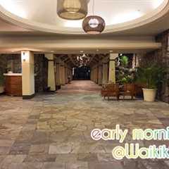 early morning walk @ Waikiki Hawaii